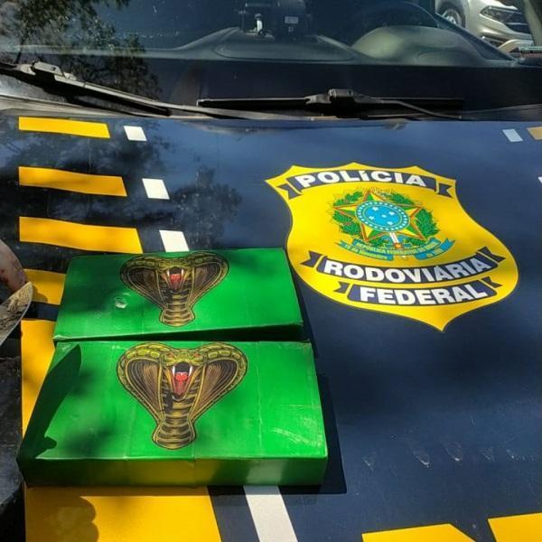 Polícia rodoviária Federal prende homem e apreende 2kg de cocaína na BR-386