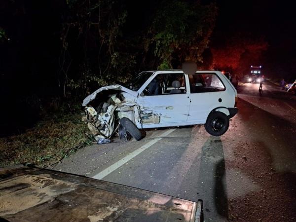 Acidente de trânsito na ERS-342 entre Cruz Alta e Ijuí na noite da sexta-feira