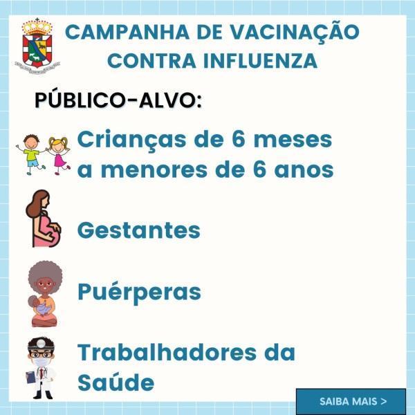 Campanha de vacinação contra a Gripe inicia nesta segunda-feira em Cruz Alta