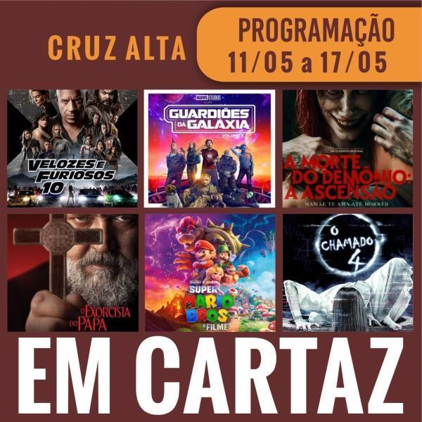 FINDI: Confira a programação de filmes em exibição no Cine Globo de Cruz Alta
