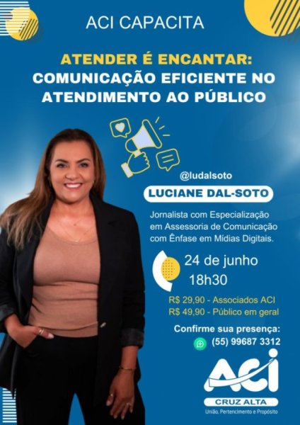 ACI promove workshop sobre comunicação eficiente no atendimento ao público