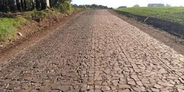 Convênio com o DAER garante calçamento que liga Fortaleza à Esquina Gaúcha