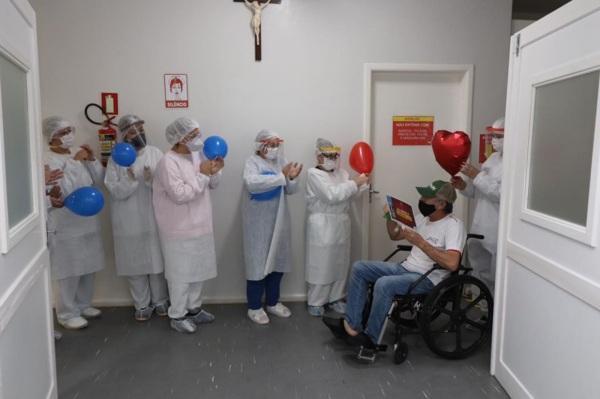 MAIS UM PACIENTE RECUPERADO DA COVID-19 EM CRUZ ALTA