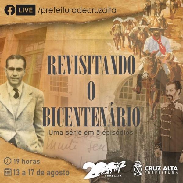 200+2: Documentário de cinco episódios revisitará o bicentenário de Cruz Alta