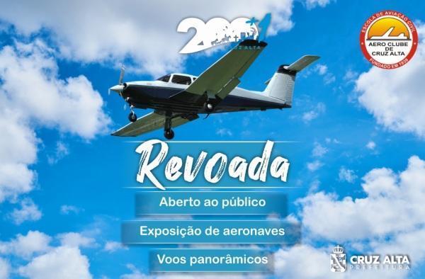 Trilha e revoada marcam o sábado de comemorações do aniversario de Cruz Alta