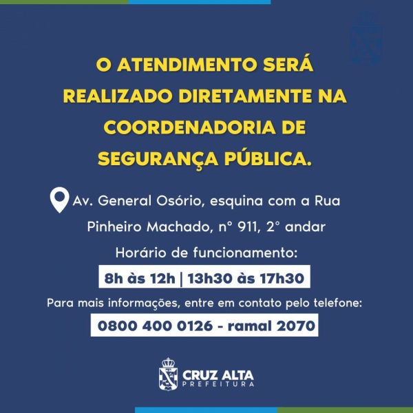 ATÉ 03 DE DEZEMBRO> Cruz Alta Abre Prazo para Recurso do Auxílio Reconstrução