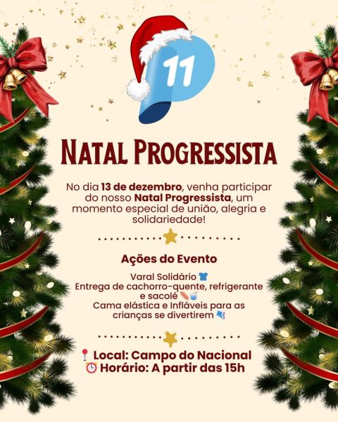 Natal Progressista promove tarde de solidariedade e lazer neste sábado 