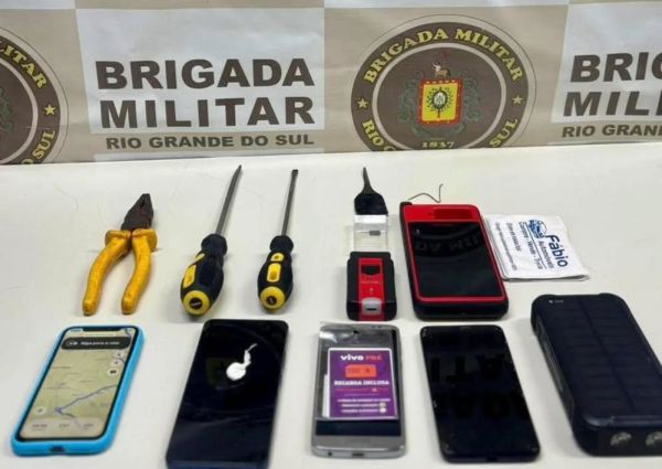 Brigada Militar prende quatro suspeitos durante furto de camionete em Ibirubá