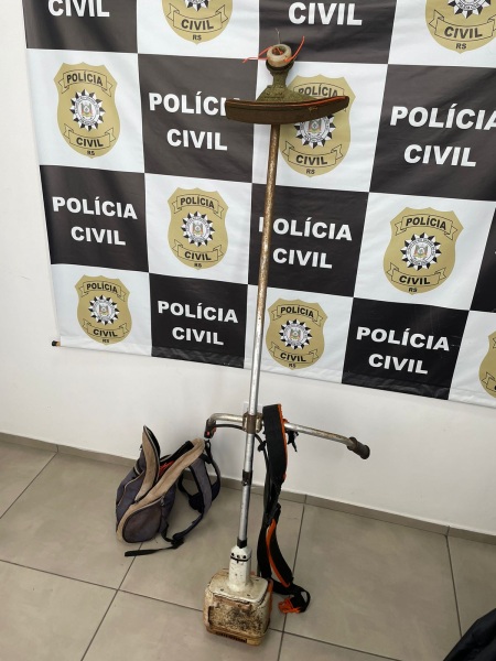 Polícia Civil recupera roçadeira e objetos furtados em Ibirubá