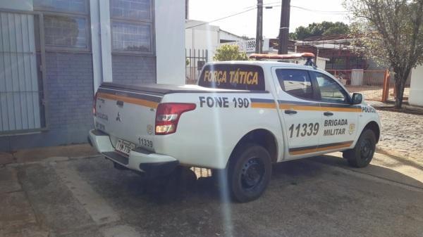 Brigada Militar atende ocorrência em Escola de Panambi na quarta-feira 