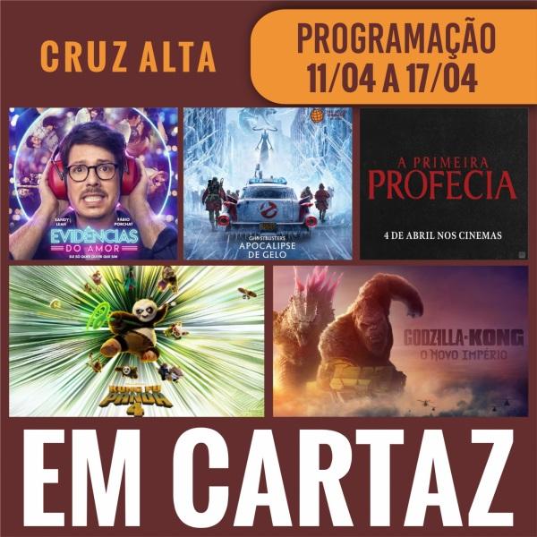 CINEMA: Confira os filmes em Cartaz neste sábado em Cruz Alta