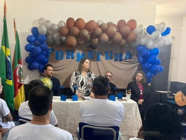 Presídio de Cruz Alta realiza formatura de apenados