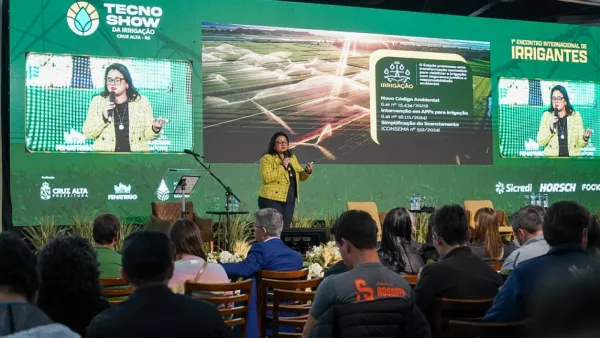 Sema destaca irrigação e segurança hídrica em evento realizado em Cruz Alta