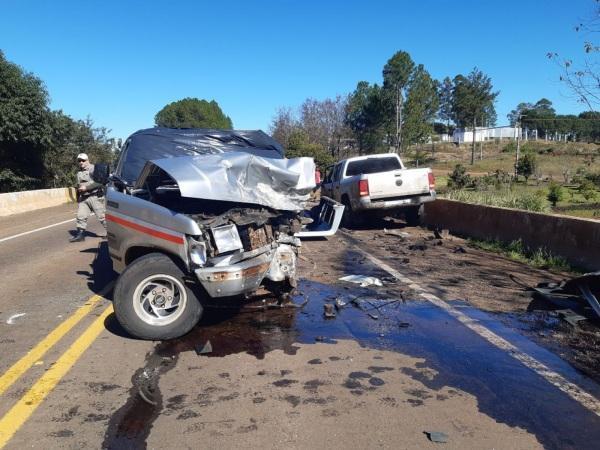 Grave acidente de trânsito com morte na BR 158 em Condor