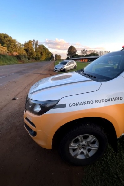 Colisão entre carreta e carro é registrada na ERS-342 em Cruz Alta 