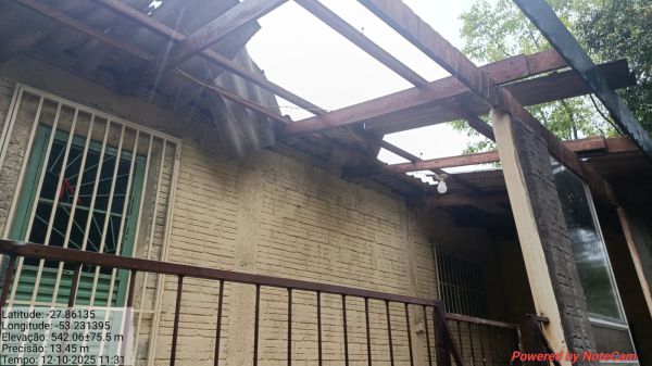 Chuva causa estragos em 11 cidades; Palmeira das Missões registrou danos