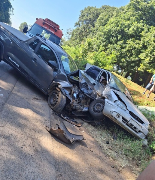 Colisão na ERS-342 Deixa um Ferido Preso às Ferragens em Cruz Alta