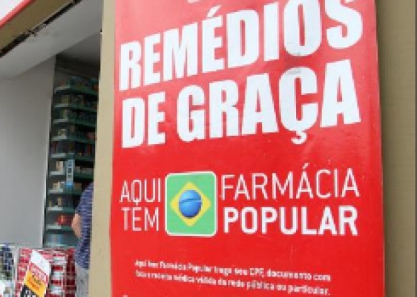 Farmácia Popular passa a oferecer 95% dos medicamentos gratuitamente 