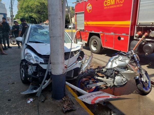 GRAVE ACIDENTE DE TRÂNSITO EM CRUZ ALTA