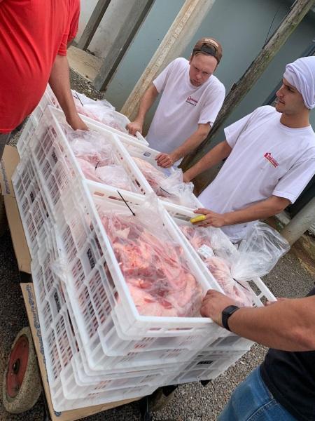 HSVP recebe doação de carne através do Programa Sentinela