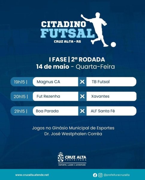 Citadino de Futsal tem primeiros resultados e sequência de jogos nesta quarta
