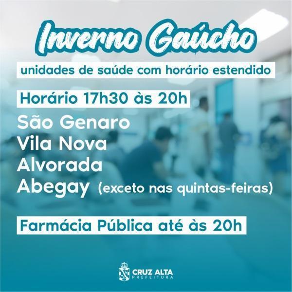 Quatro ESFS e Farmácia Pública seguem com horário estendido até às 20h