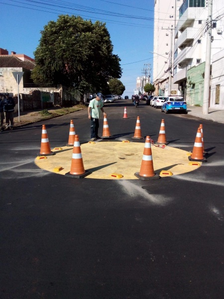 Departamento Municipal de Trânsito realiza melhorias na sinalização viária