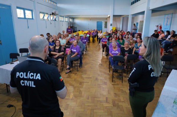 ENCONTRO> Polícia Civil no dia Mundial de Combate à violência contra idosos 