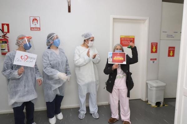 HSVP registra alta hospitalar de paciente recuperada da Covid-19