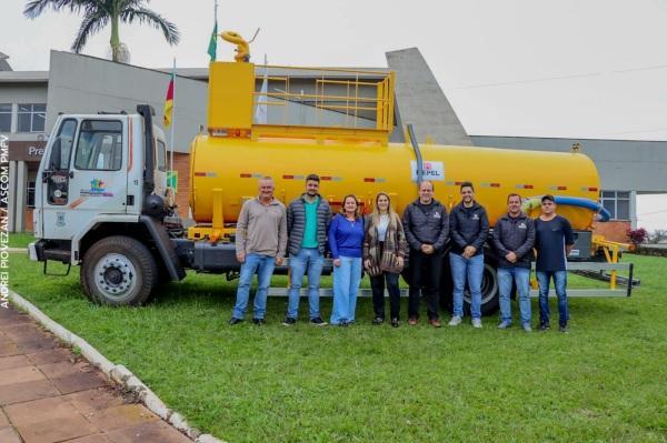 Fortaleza dos Valos conta com um novo Caminhão Tanque entregue essa semana