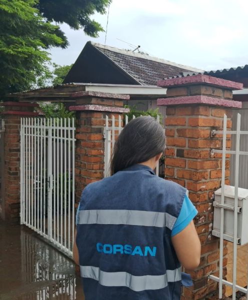 Corsan segue visitando residências sobre a nova rede de esgoto do município
