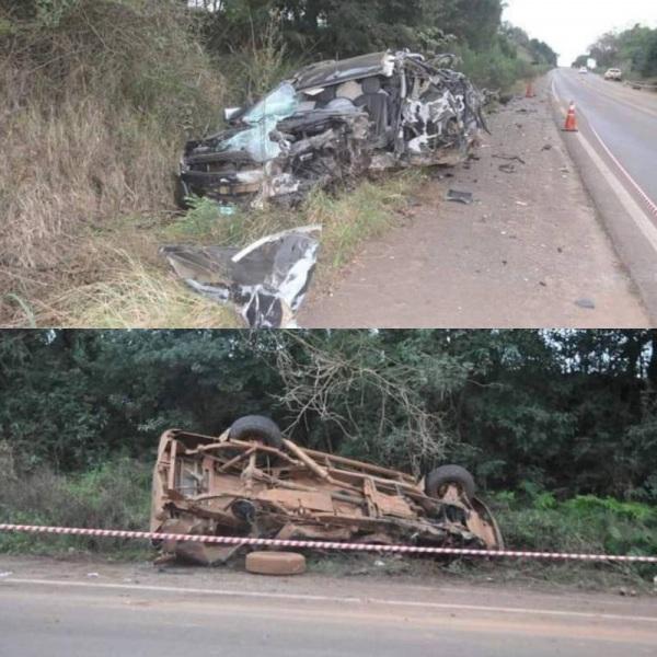 SÁBADO> Colisão Frontal na ERS 223 em Tapera Deixa Uma Vítima Fatal