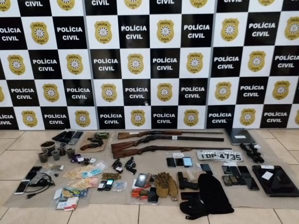 Operação Rajada desarticula organização criminosa envolvida em tráfico e roubo