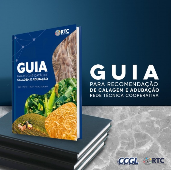 RTC/CCGL vai lançar na Expointer 2024 o novo Guia para calagem e adubação