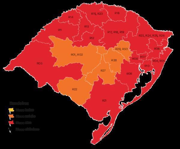 Cruz Alta retorna a bandeira vermelha no distanciamento controlado
