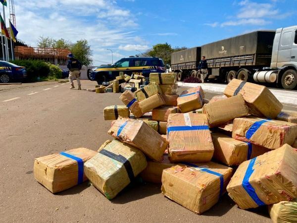 Polícia Rodoviária Federal realiza a maior apreensão de drogas do ano no RS