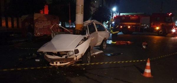 Grave acidente na área urbana de Cruz Alta deixa vítima fatal