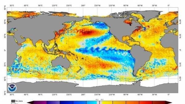 Nesta 5ª, NOAA confirma 87% de chance de La Niña entre dezembro e fevereiro