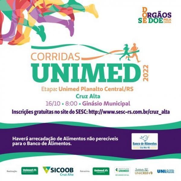 Hoje é dia do Corridas Unimed 2022 em Cruz Alta
