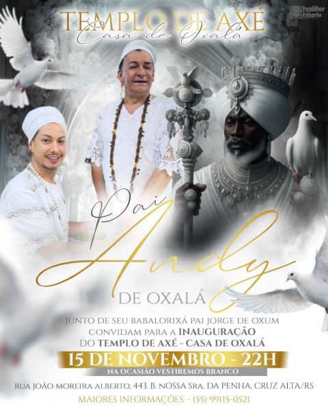 FÉ> Inauguração de novo templo de axé é marcada para hoje em Cruz Alta