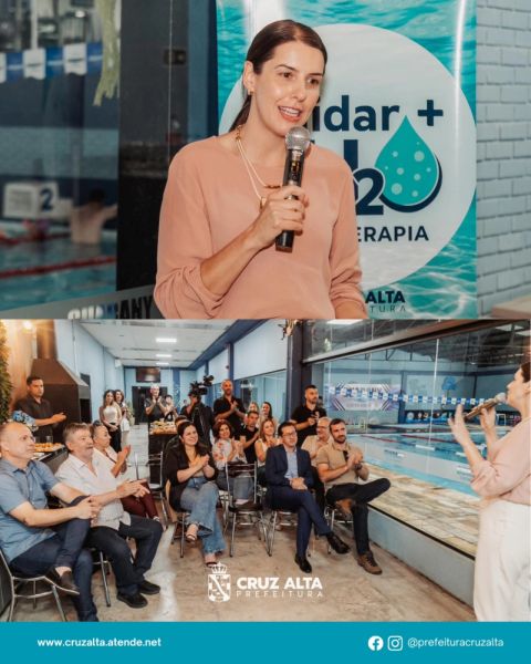 Cruz Alta inaugura programa inédito de hidroterapia pelo SUS