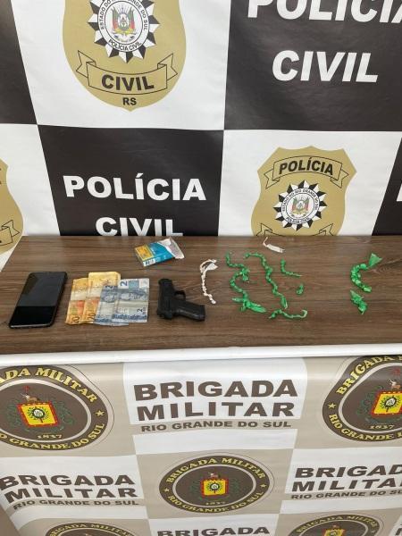Ação conjunta da Brigada e Polícia Civil prende homem por tráfico em Ibirubá