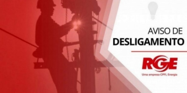 DESLIGAMENTO PROGRAMADO RGE> Afeta Centro e Ferroviário hoje à tarde