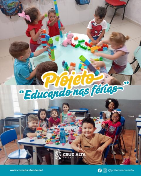 Educando nas Férias >aprendizado, cuidado e diversão durante o recesso escolar