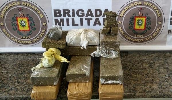 Brigada Militar de Ijuí prende homem por tráfico de drogas na BR-285