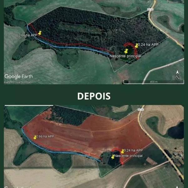 Brigada Militar confirma destruição de 41 hectares de vegetação em Carazinho
