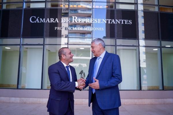Presidente da Assembleia Legislativa Adolfo Brito esteve em Posadas, Argentina