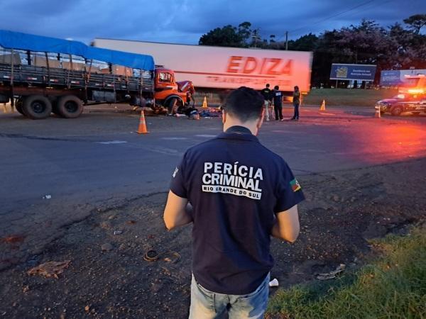 Acidente de trânsito em trevo resulta em vítima fatal em Ijuí 