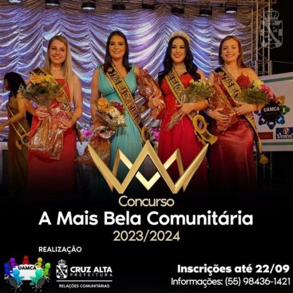 Inscrições para o concurso A mais bela comunitária encerram na próxima sexta