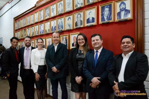 Inaugurada foto oficial de Gustavo Bilibio na galeria do legislativo